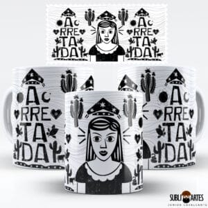 Arte para Sublimação em Caneca Eu Amo Meu Nordeste 001