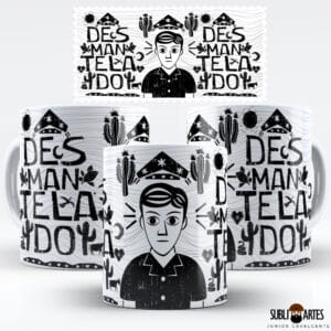 Arte para Sublimação em Caneca Eu Amo Meu Nordeste 004