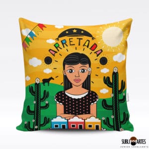 Arte para Sublimação em Almofada