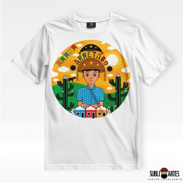 Arte para Sublimação em Camisetas Tema Nordeste 006 Homem Nordestino