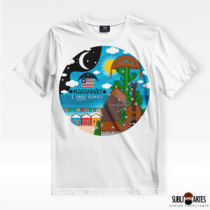Arte para Sublimação em Camisetas Tema Nordeste 039 Maranhão