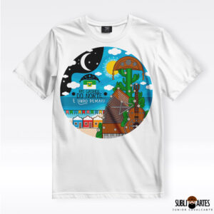 Arte para Sublimação em Camisetas Tema Nordeste 049 Rio Grande do Norte
