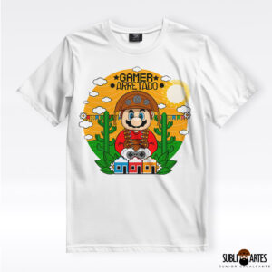 Arte para Sublimação em Camisetas Tema Nordeste 065 Gamer Arretado