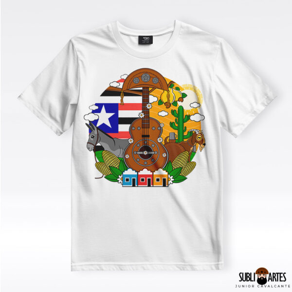 Arte para Sublimação em Camisetas Tema Nordeste 073 Meu Maranhão