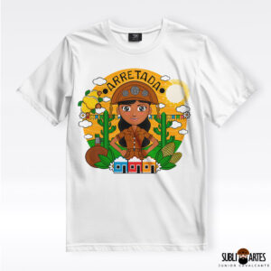 Arte para Sublimação em Camisetas Tema Nordeste 082 Mulé Arretada