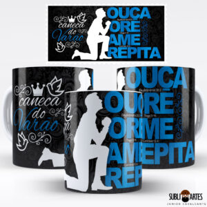 Arte para Sublimação em Caneca Tema Evangélico 005 Caneca do Varão
