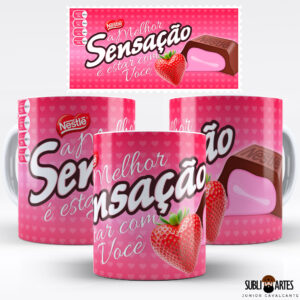 Arte para Sublimação em Caneca Tema Páscoa 048 Sensação